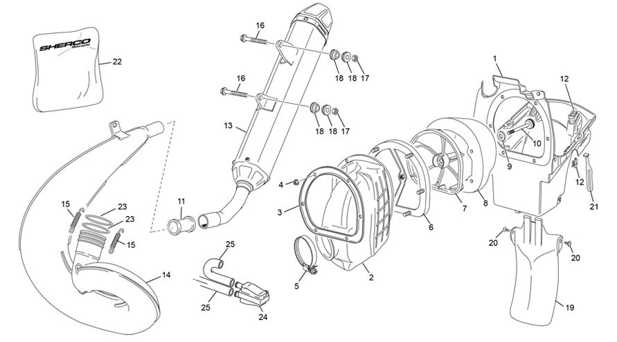 AIRBOX - EXHAUST SYSTEM