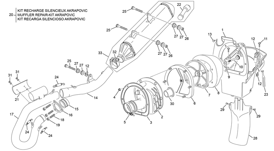 AIRBOX - EXHAUST SYSTEM