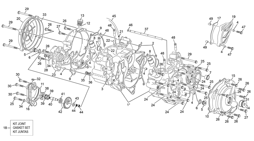 CRANKCASE ASSEMBLY