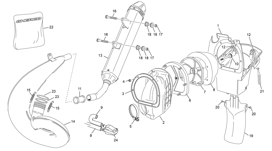 AIRBOX - EXHAUST SYSTEM