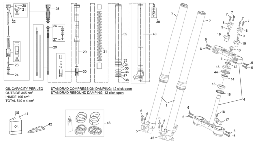 FORK KAYABA