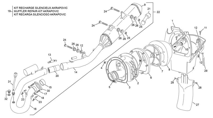AIRBOX - EXHAUST SYSTEM