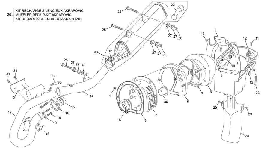 AIRBOX - EXHAUST SYSTEM
