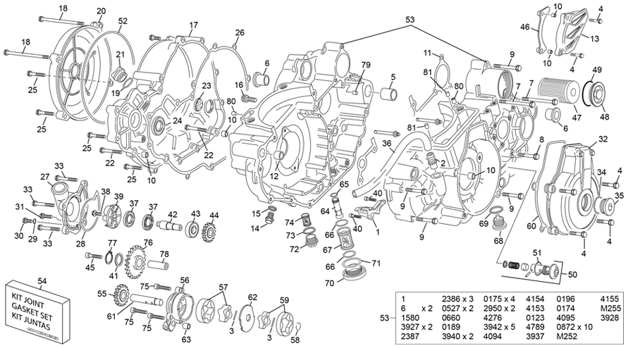 CRANKCASE ASSEMBLY