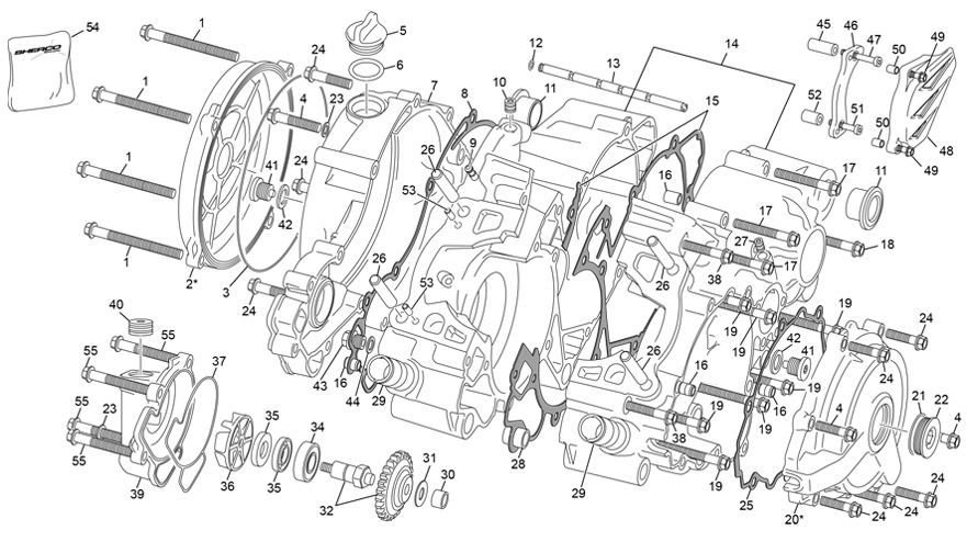 CRANKCASE ASSEMBLY