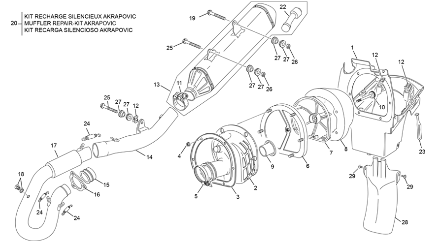 AIRBOX - EXHAUST SYSTEM