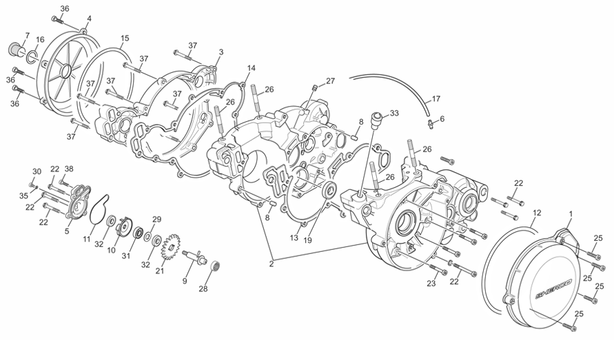 CRANKCASE ASSEMBLY