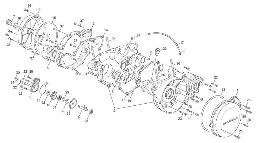 CRANKCASE ASSEMBLY