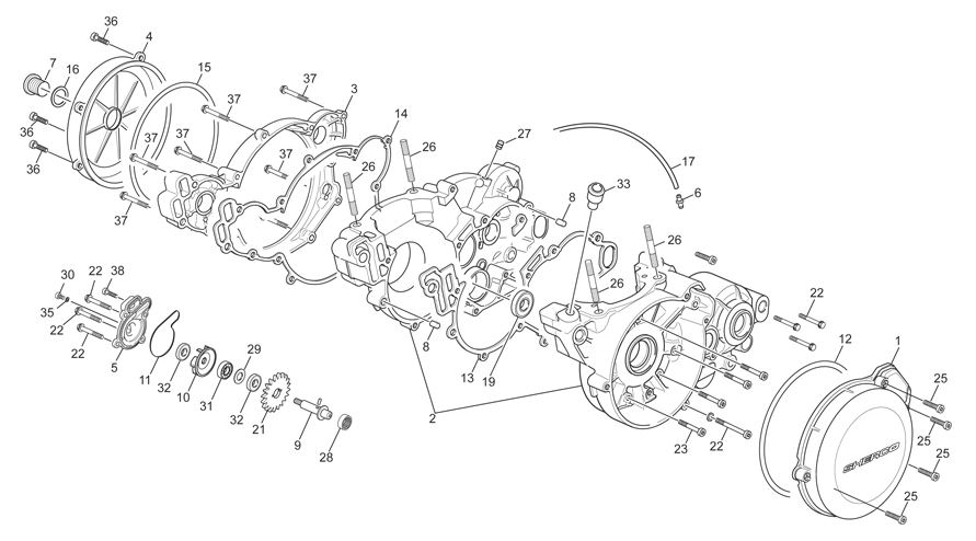 CRANKCASE ASSEMBLY