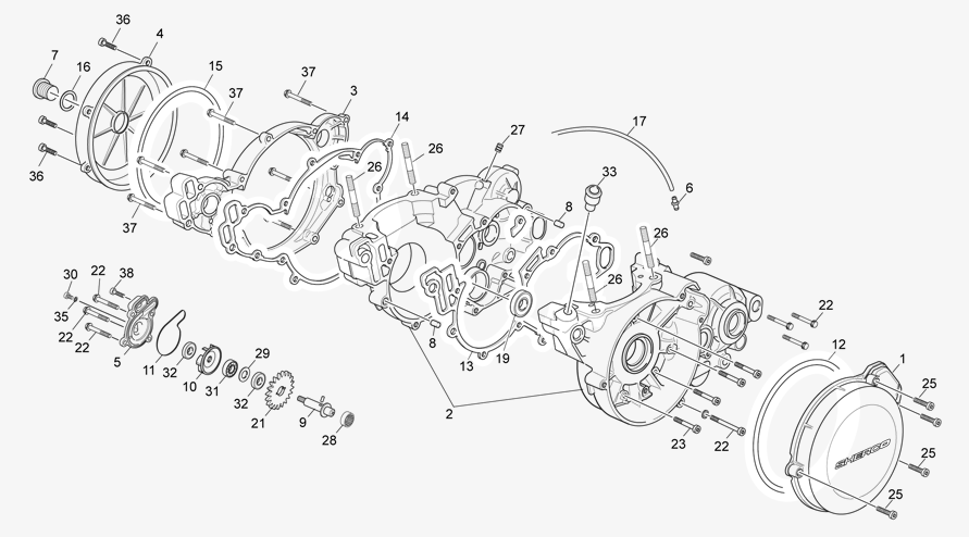 CRANKCASE ASSEMBLY