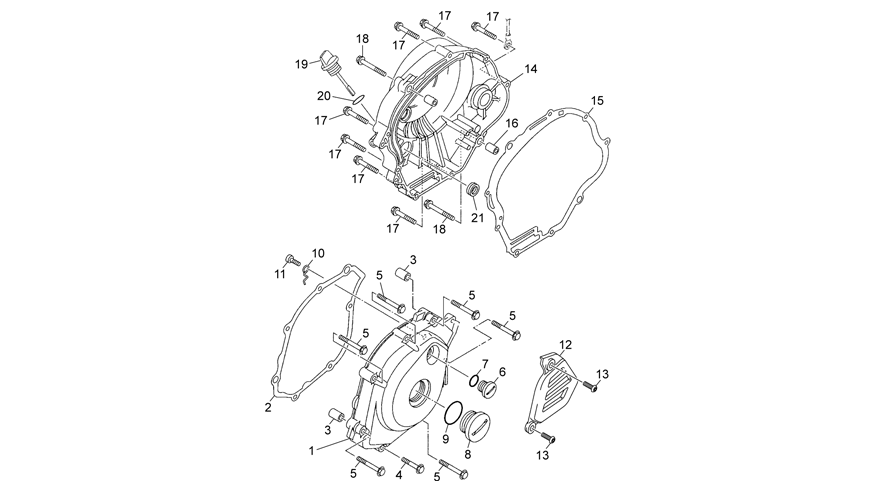 LATERAL CRANKCASE