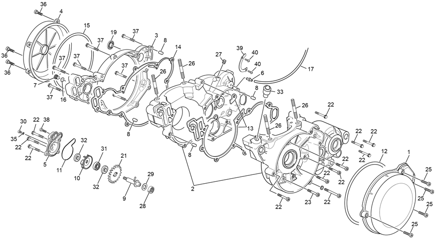 CRANKCASE ASSEMBLY