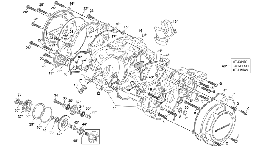 CRANKCASE ASSEMBLY