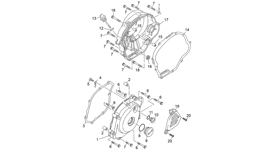 LATERAL CRANKCASE