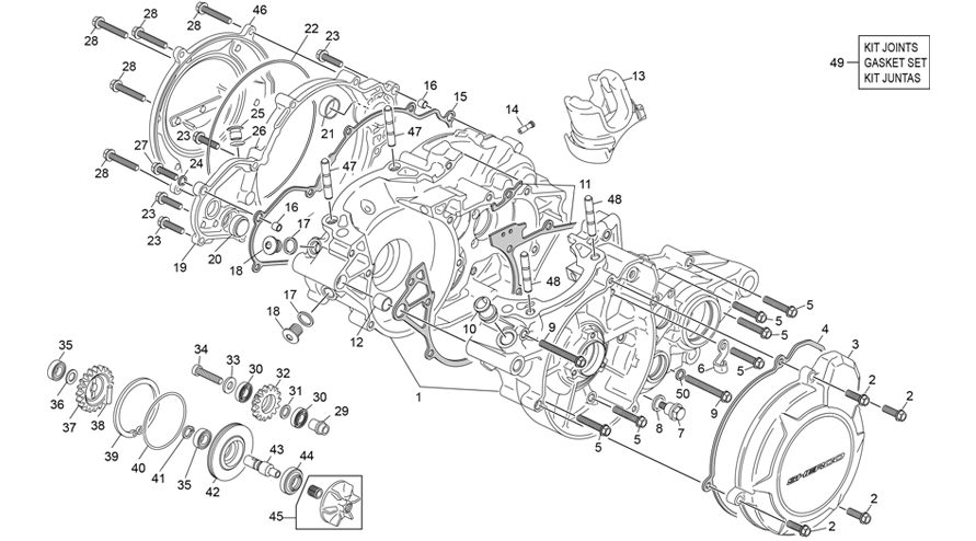 CRANKCASE ASSEMBLY