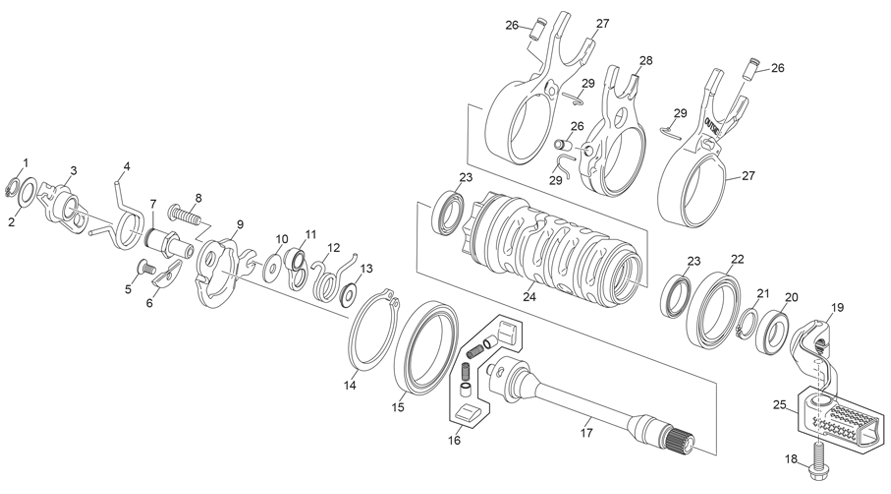 GEAR SELECTOR GROUP
