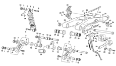 3 - REAR SHOCK - SWINGARM