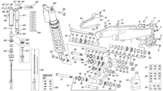 3 - REAR SHOCK - SWINGARM