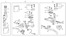 7 - MASTER CYLINDER FRONT-REAR CALIPER