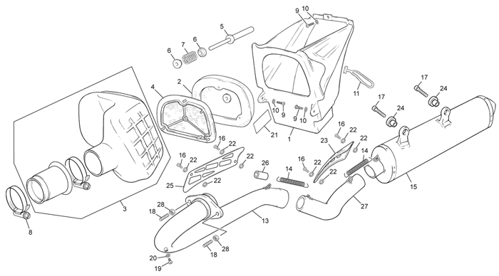 6 - AIRBOX - EXHAUST SYSTEM