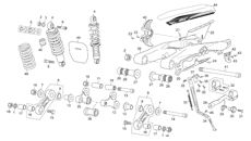 3 - REAR SHOCK - SWINGARM