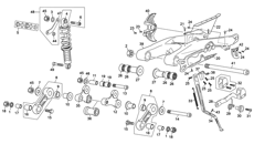 3 - REAR SHOCK - SWINGARM