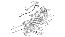 28 - LEFT CRANKCASE ASSEMBLY