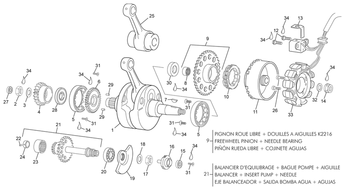 19 - CRANKSHAFT ASSY