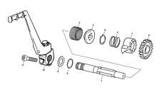 16 - KICKSTARTER ASSEMBLY