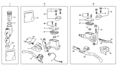 8 - MASTER CYLINDER FRONT - CLUTCH - REAR