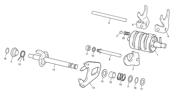 15 - GEAR SELECTOR GROUP