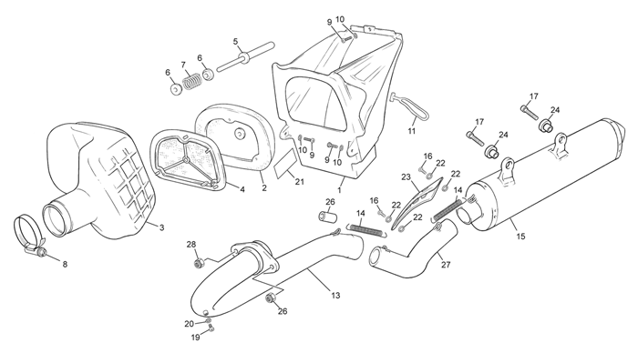 6 - AIRBOX - EXHAUST SYSTEM