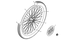 3 - FRONT WHEEL