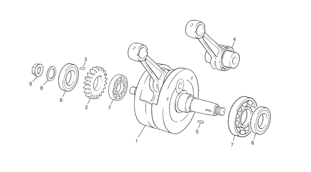 15 - CRANKSHAFT ASSY