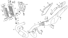 4 - RADIATOR - EXHAUST SYSTEM