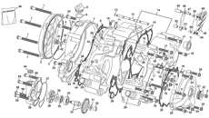 21 - CRANKCASE ASSEMBLY FROM FRAME #003035