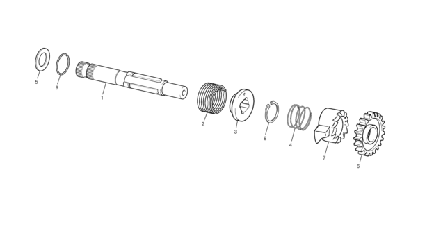 14 - KICKSTARTER ASSEMBLY