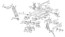 3 - REAR SHOCK - SWINGARM