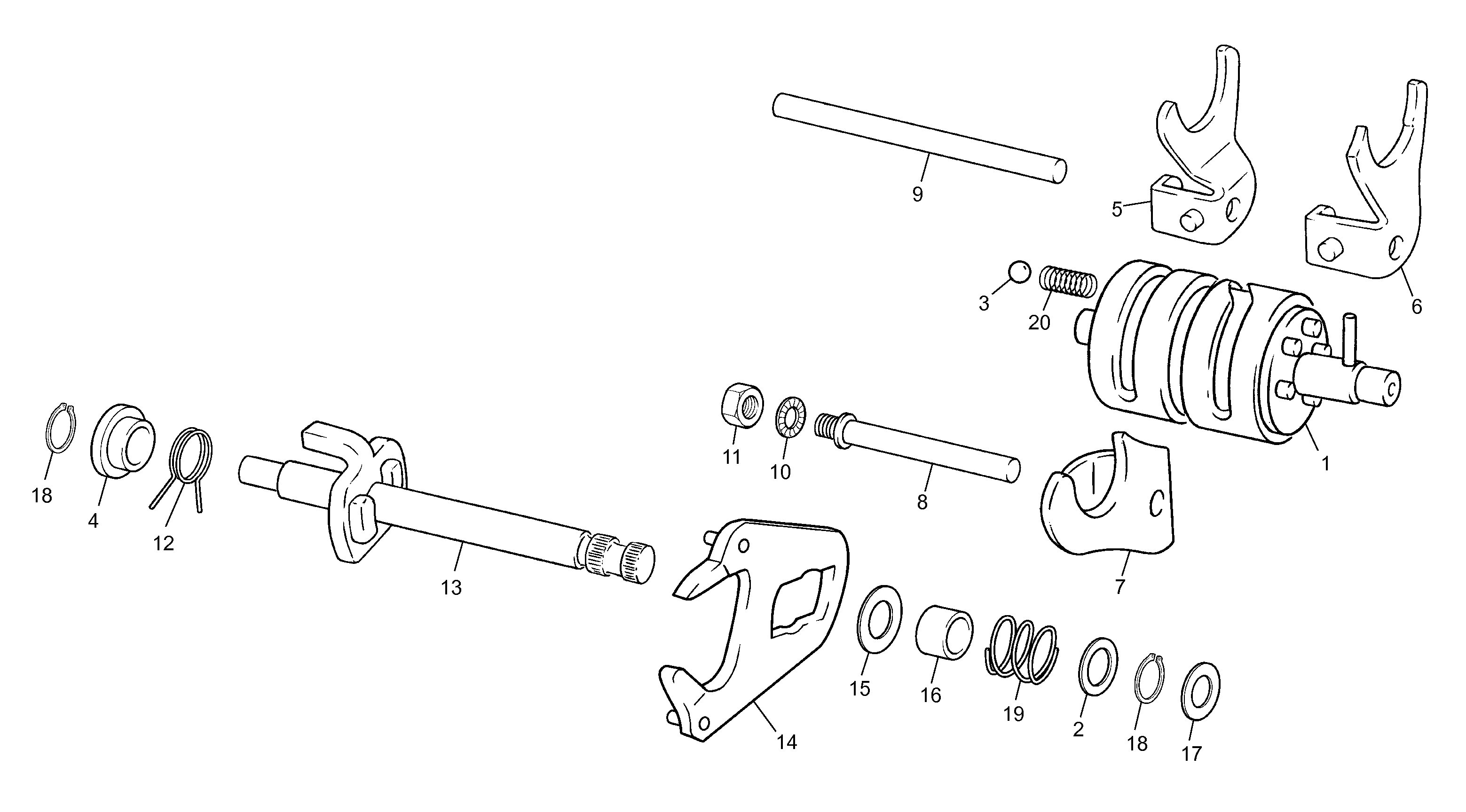 15 - GEAR SELECTOR GROUP