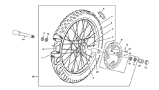 11 - FRONT WHEEL XPLOR