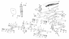 3 - REAR SHOCK - SWINGARM