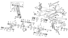 3 - REAR SHOCK - SWINGARM