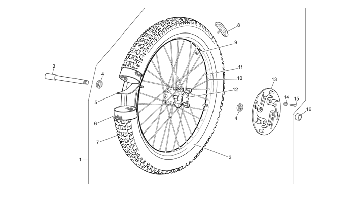 6 - FRONT WHEEL