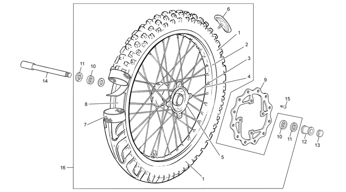 9 - FRONT WHEEL