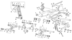 3 - REAR SHOCK - SWINGARM
