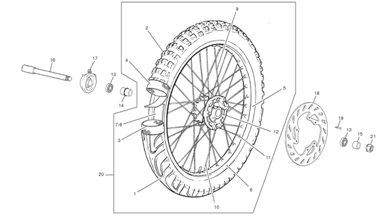 16 - FRONT WHEEL