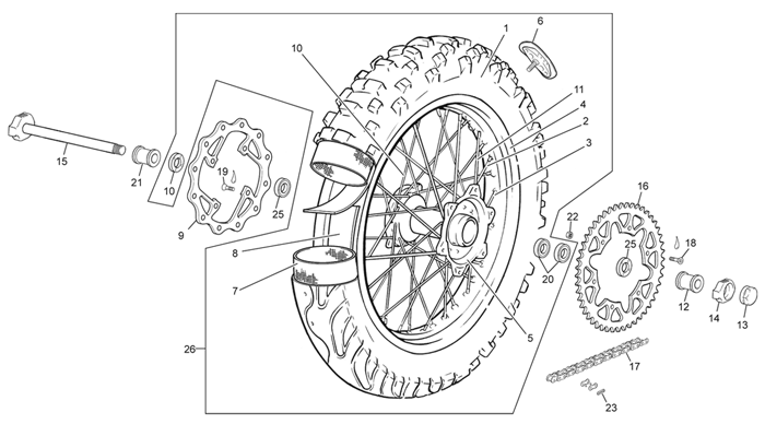 10 - REAR WHEEL