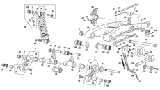 3 - REAR SHOCK - SWINGARM