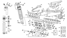 4 - REAR SHOCK - SWINGARM