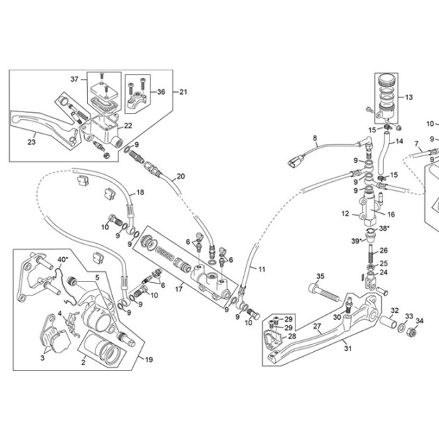 FRONT PUMP ASSY 125 4T 2023